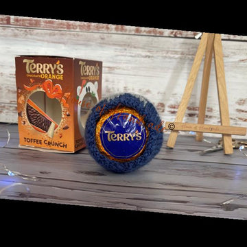 Christmas Baubles x 3 Chocolate Orange Cover Knitting Pattern