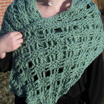 Crochet Lace Stole: Shelly