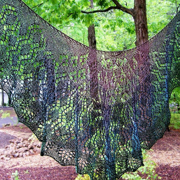 Summer in the Vineyard shawl