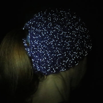 Reflective Ponytail Hat