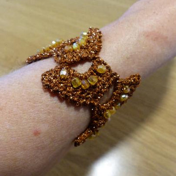 Bracelet "Fans & Pearls"