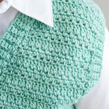 Heatherly Crochet Vest