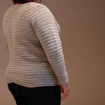 Classic Crochet Raglan Pullover