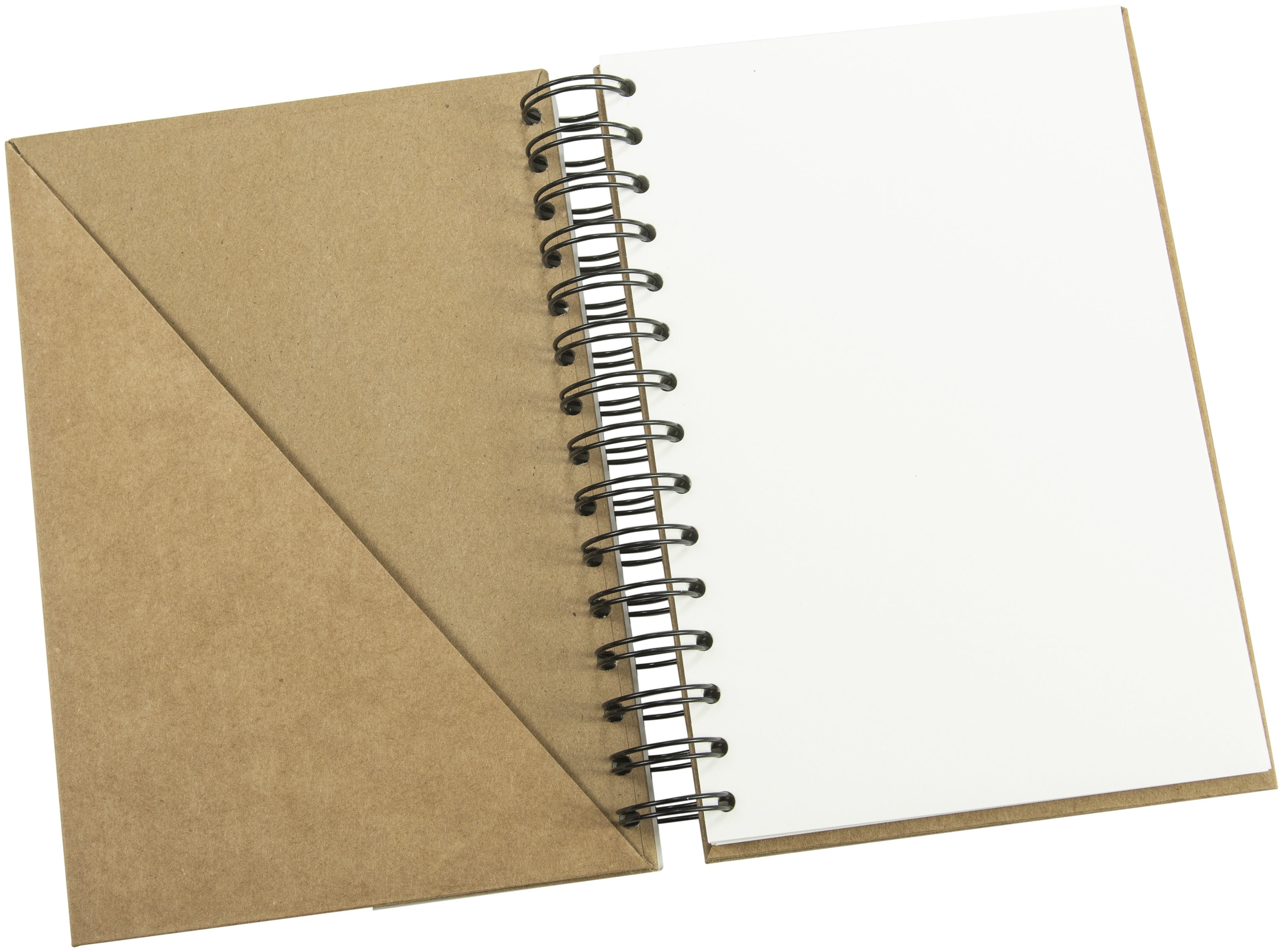 Prima Marketing Prima Memory Hardware Chipboard Journal 5.5"X8" - Kraft Rectangle W/24 Pages
