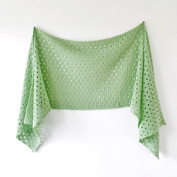 Dewdrop Sideways Shawl