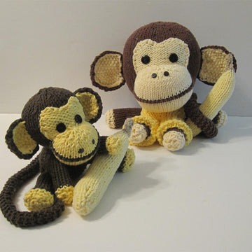 Knitkinz Brown Monkey