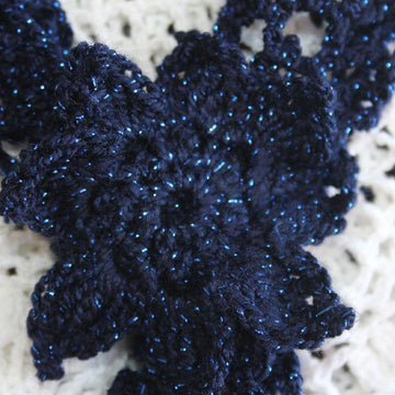 Midnight Sky Scarf and Fingerless Mittens