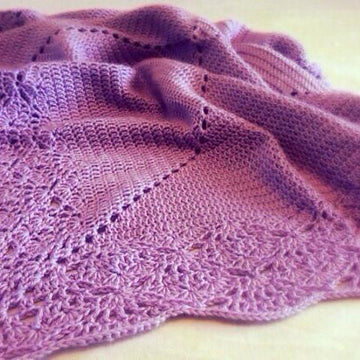 Lacy Edged Baby Blanket