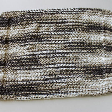 Twisted Stockinette Stitch Dishcloth