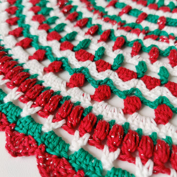 Holly Jolly Christmas Doily