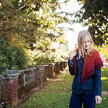Shades of Leaves Shawl