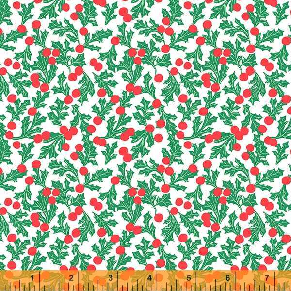 Windham Fabrics Christmas Charms - Holly Dot