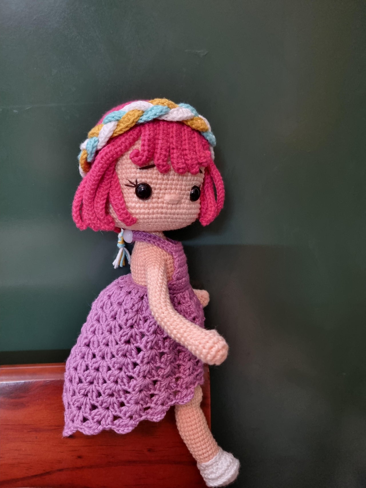 Crochet doll pattern, Jolie doll, amigurumi doll pattern