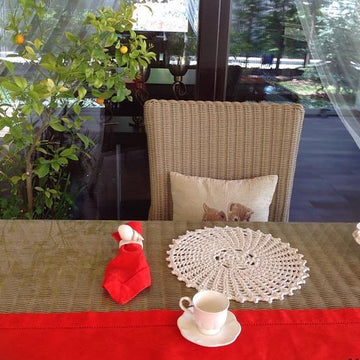 Crochet Placemat & Coaster Set N 111