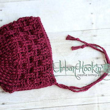 Texture Weave Baby Bonnet