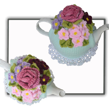 Violets & a Rose Tea Cosy