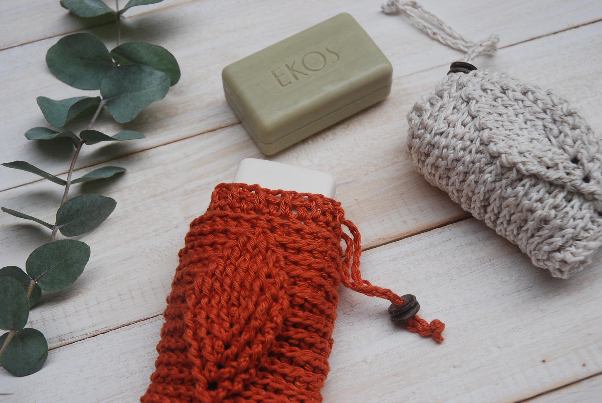 Crochet Leaf Soap Saver