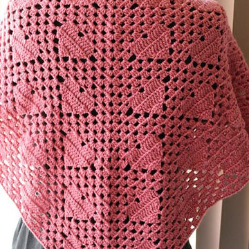 Granny Hearts Shawl
