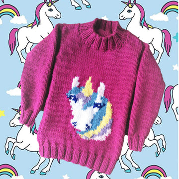 Unicorn Chunky Sweater