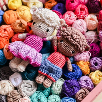 TUTORIEL CROCHET BOUDY in English - pattern tutorial pdf amigurumi easy sheep lamb animal