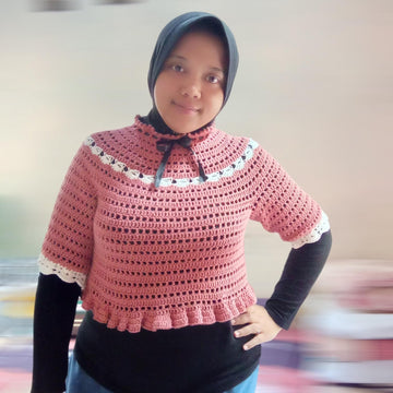 Top Down Marigold Top crochet pdf pattern