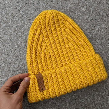 Crochet Ribbed Hat