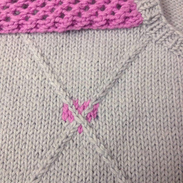 All You Knit Is Love Heart-Gyle Sweater