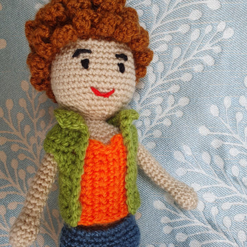 Leonard crochet doll