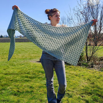 Minty Meadow Shawl