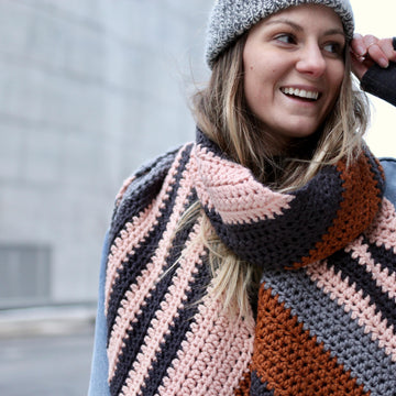 Skyline Bias Scarf