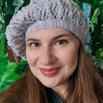 Lattice Beret Knitting Pattern