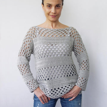 Granny stripes sweater
