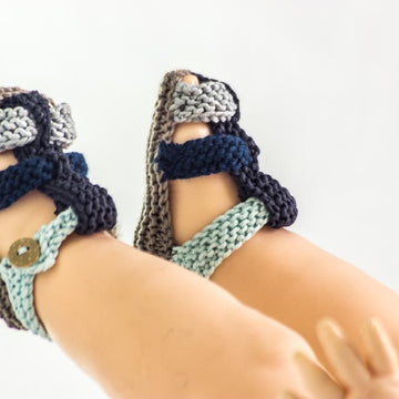 Baby Boys Knit Summer Sandals