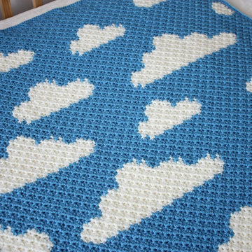 Fluffy White Clouds - the crochet version