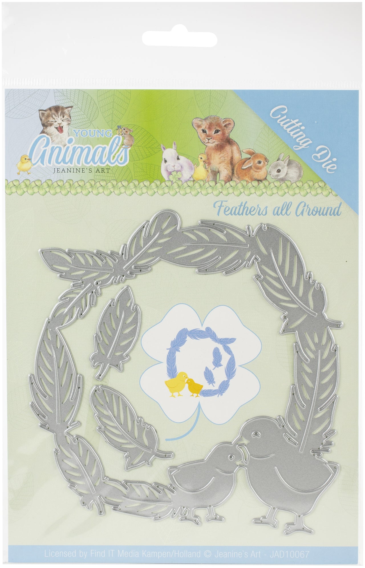 Find It Trading Jeanine's Art Die - Feathers All Around, Young Animals