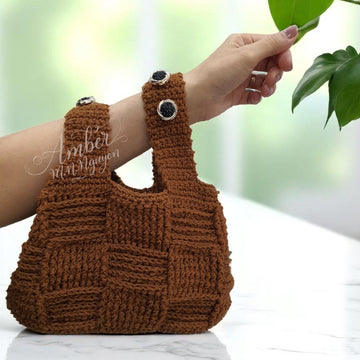 Basketweave Knot Bag Pattern