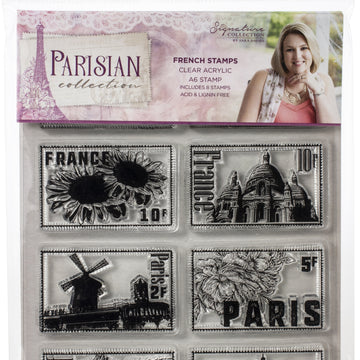 Crafter's Companion Parisian Clear Stamps - French Stamps