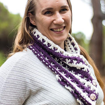 Striped Cluster Cowl