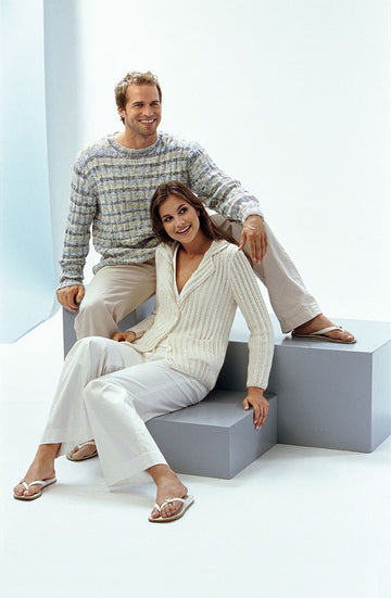 Ladies’ Ecru Jacket in Schachenmayr Sun City - 6061 - Downloadable PDF