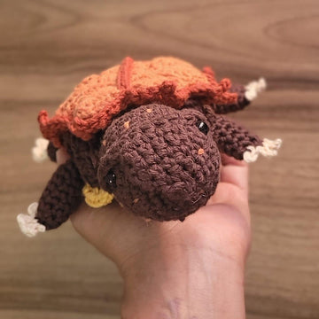 Geo the black-breasted leaf turtle