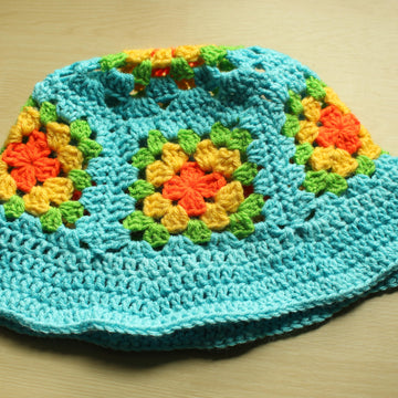 Grannysquare Bucket Hat