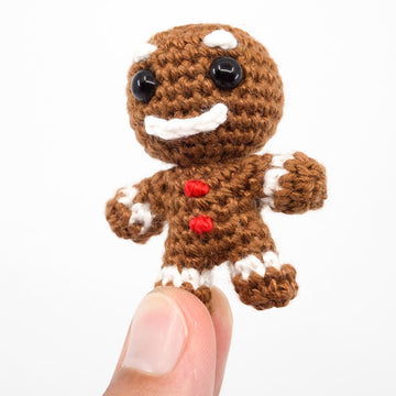 Mini Noso Gingerbread Man Crochet Pattern