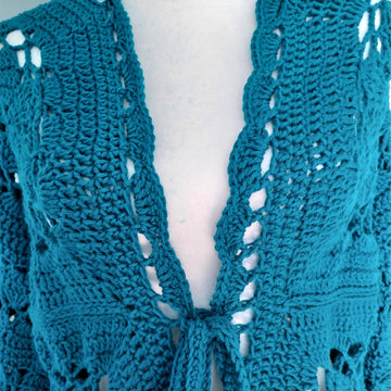Vintage Garden Crochet Cardigan