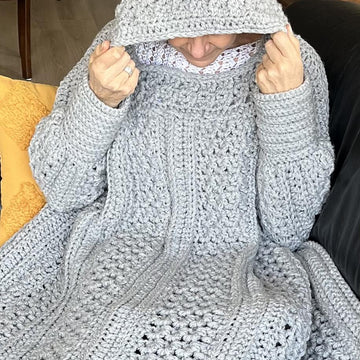 SNUGGLY SOFA SWEATER-Pattern-English USA & Dutch