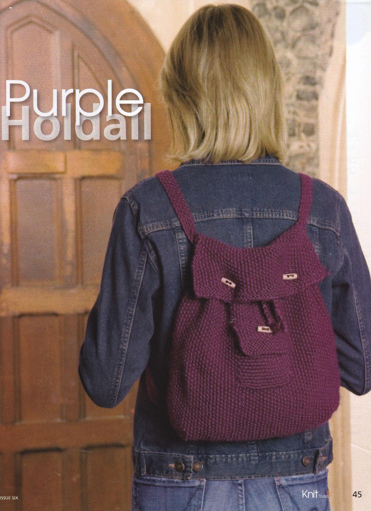 Moss Stitch Backpack