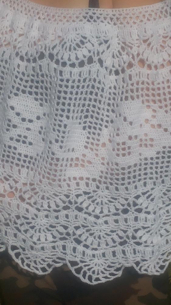 Crochet Poncho "Pansy Afternoons"