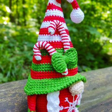 Christmas gnome girl