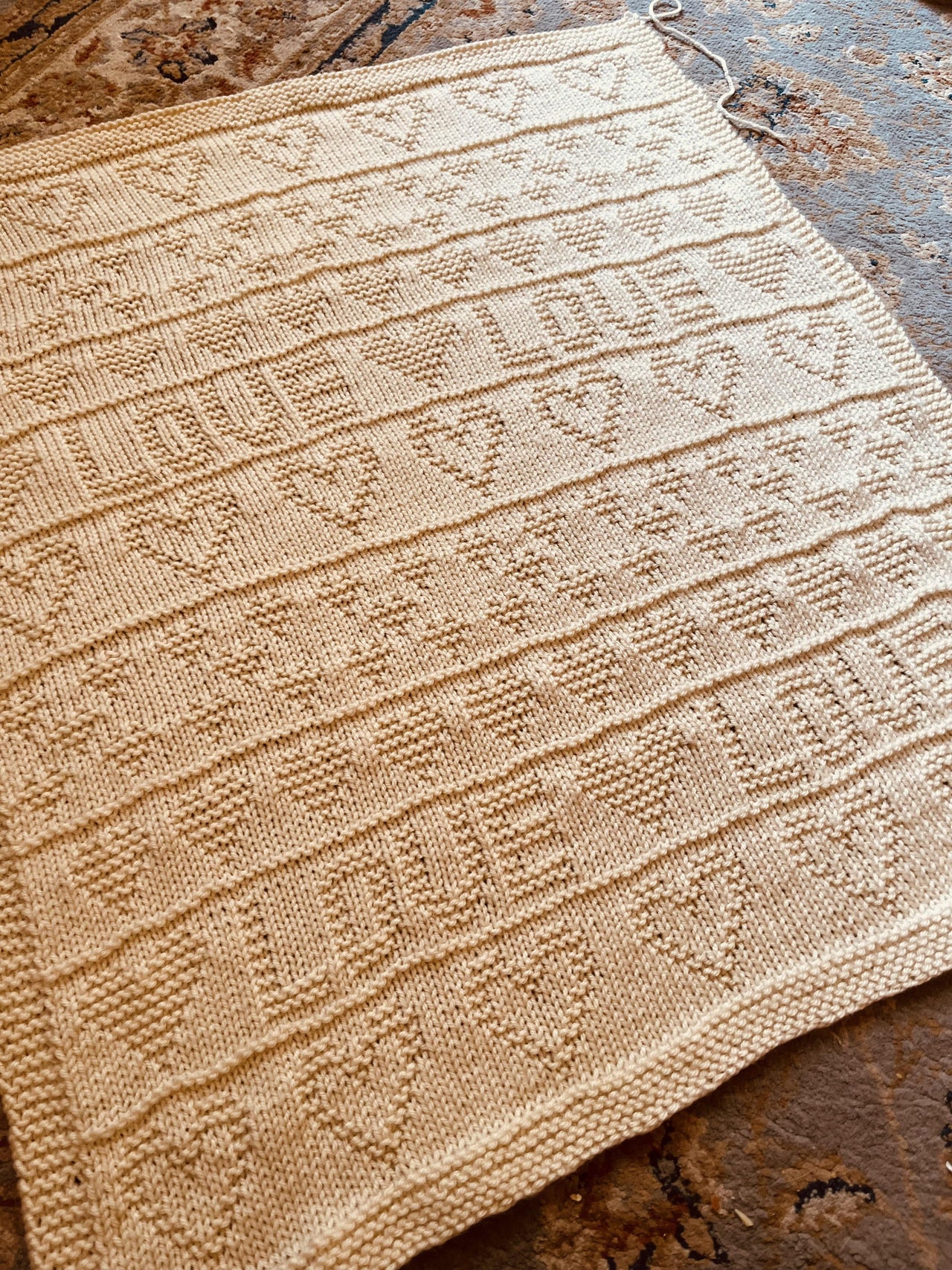Love Sample Blanket