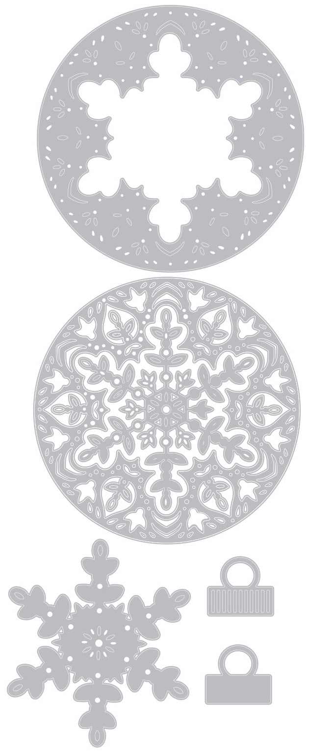 Sizzix Thinlits Dies By Jessica Scott 6/Pkg - Layered Snowflake