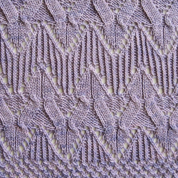 Koga Cable Lace Shawl